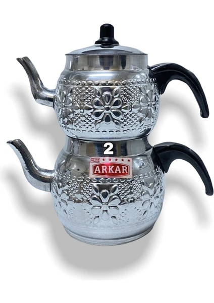 Çapar Group Çaydanlık Motifli No 2 ( Toplam 1.50 Litre )