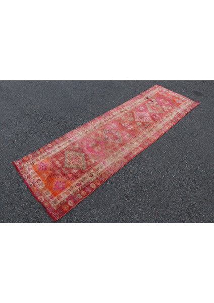 Eskitme Halı, Türk Halısı, Halı, 77 x 249 cm Pempe Halı, Yün Merdiven Halı, Kabilesı Koridor Halı, 52 modelleri