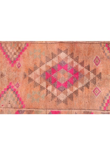 Kayra E x port Eskitme Halı, Türk Halısı, Halı, 71 x 389 cm Kahverengi Halı, El Dokuma Merdiven Halı, 5385 indirimleri