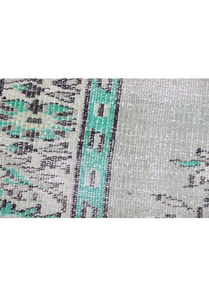 Kayra E x port Eskitme Halı, Türk Halısı, Halı, 46 x 74 cm Yeşil Halı, El Yapımı Duvar Asma Halı, 8979