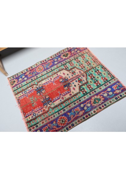 Kayra E x port Türk Halısı, Eskitme Halı, Halı, 102 x 119 cm Yeşil Halı, Bahçe Küçük Halı, El Yapımı Mutfak Halı, 90 fiyatları