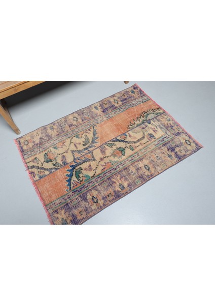 Kayra E x port Türk Halısı, Eskitme Halı, Halı, 92 x 130 cm Turuncu Halı, Organik Yatak Odası Halı, 9062 fiyatları