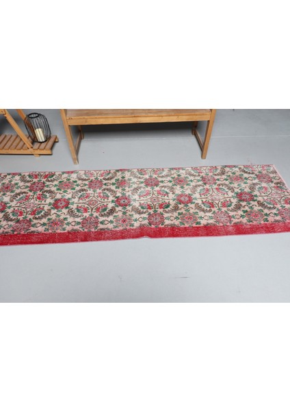 Kayra E x port Türk Halısı, Eskitme Halı, Halı, 79 x 255 cm Kırmızı Halı, Kabilesı Merdiven Halı, 9277 modelleri