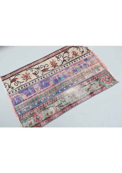 Kayra E x port Türk Halısı, Eskitme Halı, Halı, 64 x 92 cm Mavi Halı, Bahçe Araba Paspası Halı, Mutfak Halı, 9046