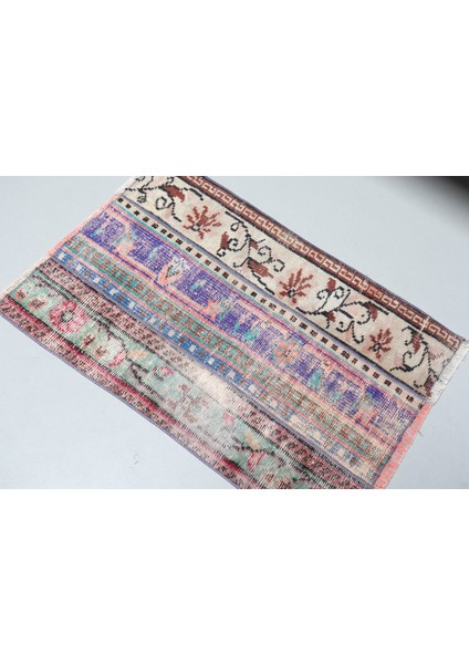 Kayra E x port Türk Halısı, Eskitme Halı, Halı, 64 x 92 cm Mavi Halı, Bahçe Araba Paspası Halı, Mutfak Halı, 9046