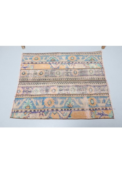 Kayra E x port Eskitme Halı, Türk Halısı, Halı, 95 x 114 cm Turuncu Halı, Yün Hediyelik Halı, Organik Duvar Asma Halı modelleri