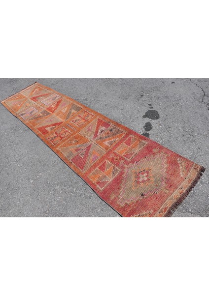 Türk Halısı, Eskitme Halı, Halı, 74 x 298 cm Yeşil Halı, El Yapımı Mutfak Halı, Merdiven Halı, 7180 fırsatları