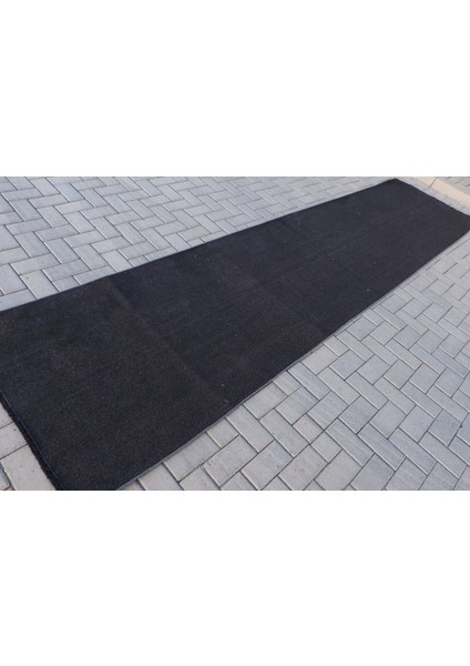 Eskitme Halı, Türk Halısı, Halı, 94 x 401 cm Siyah Halı, Bohemsı Koridor Halı, Dekoratif Merdiven Halı fiyatları