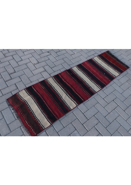Eskitme Halı, Türk Halısı, Halı, 61 x 200 cm Kırmızı Halı, Organik Merdiven Halı, 7733 fiyatları