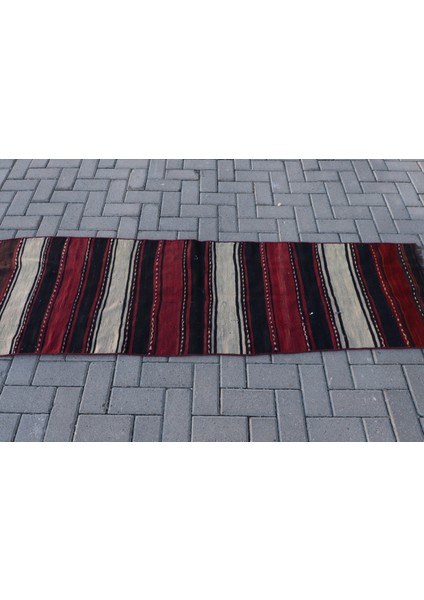 Eskitme Halı, Türk Halısı, Halı, 61 x 200 cm Kırmızı Halı, Organik Merdiven Halı, 7733 modelleri