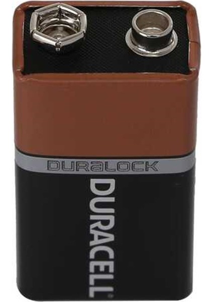 Duracel 9 Volt Pil 1'li