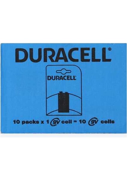 Duracel 9 Volt Pil 1'li