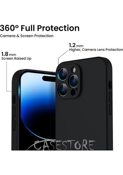 Iphone 14 Pro Max Kılıf Kamera Lens Koruma Ultra Ince Soft Silikon ve 5d Ekran Koruycu Cam Set modelleri