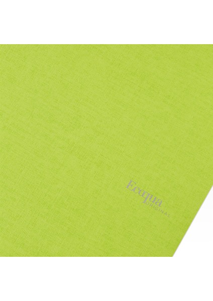 Ecoqua Orginal Spiral Cilt Kareli Defter Limon Yeşili A4 70 Yaprak 90 gr
