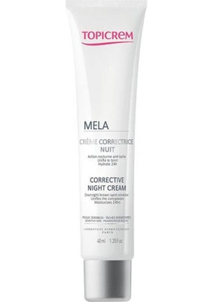 Mela Lekeli Ciltler Için Gece Kremi 40 Ml