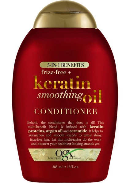 Keratin Yağlı Kabarma Karşıtı Saç Kremi 385ml
