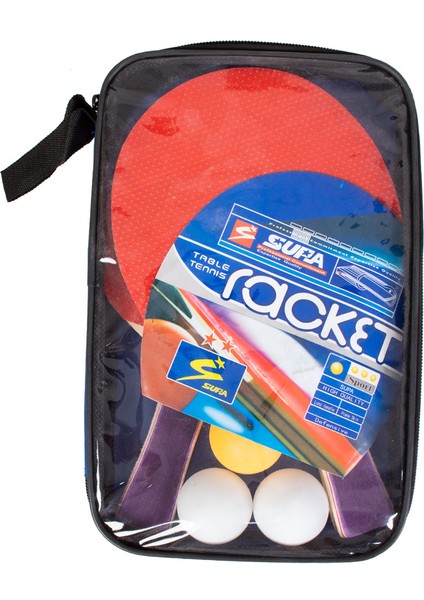 Supa Pinpon Raket Seti Çantalı KZL-1809041 7147