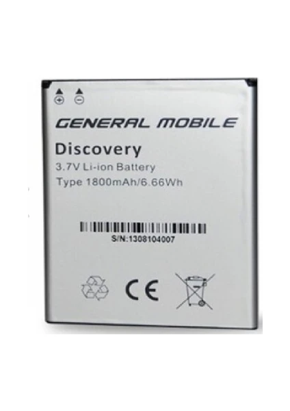 General Mobile Discovery E3 Batarya Pil