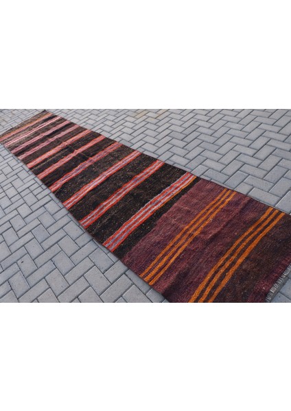 90X407 Cm Siyah Halı, Anadolusı Koridor Halı, Dekoratif Merdiven Halı fırsatları