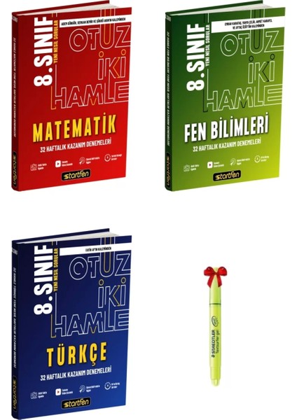 LGS 8.sınıf Otuz Iki Hamle Matematik Fen Bilimleri Türkçe Deneme