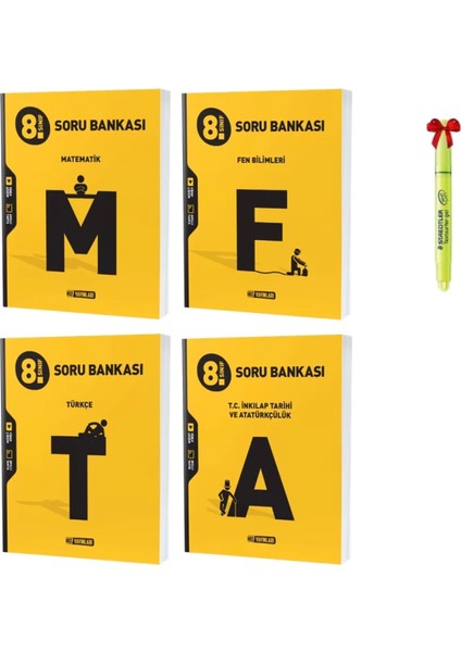 LGS 8.sınıf Matematik Fen Bilimleri Türkçe ve Inkılap Soru Bankası