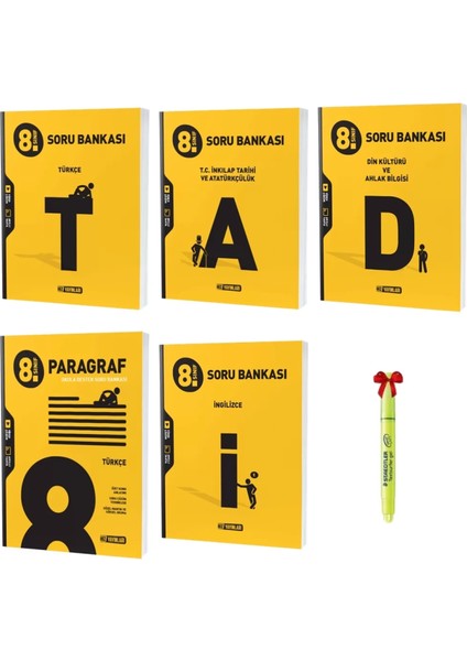 LGS 8.sınıf Türkçe Inkılap Din Paragraf Ingilizce Soru Bankası
