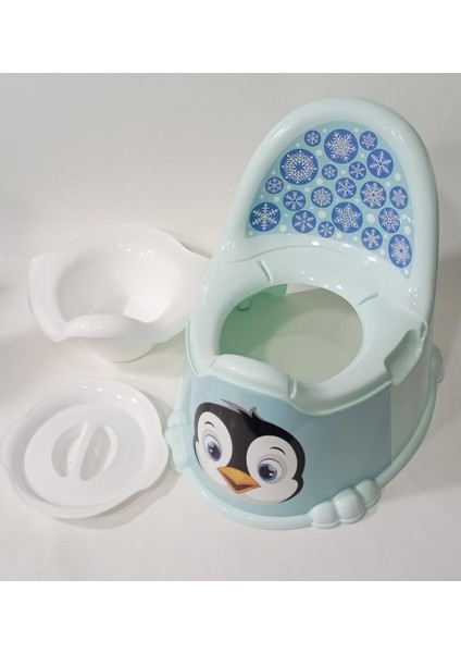 Su Yeşili Penguen Lazımlık Rahat Konforlu Çıkabilir Hazneli Kapaklı Dünyanın En Kullanışlı Lazımlığı modelleri