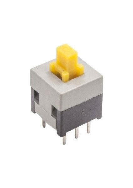 6 Pinli 8.5x8.5mm Anahtarlı Buton