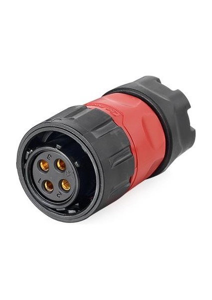 YM-20-J04PE-02-001 4-Pin Su Geçirmez Konnektör - Dişi