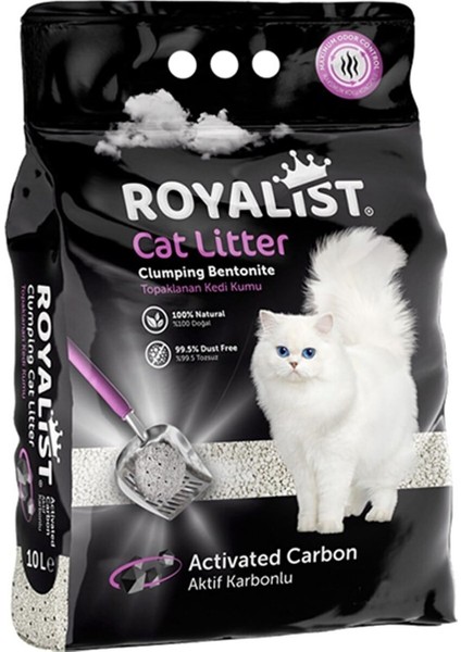 Royalıst Activated Carbon Kedi Kumu 5 Lt