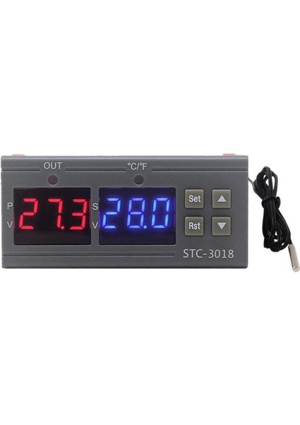 STC-3018 24V Dijital Sıcaklık Kontrol Cihazı - Kuluçka Uyumlu