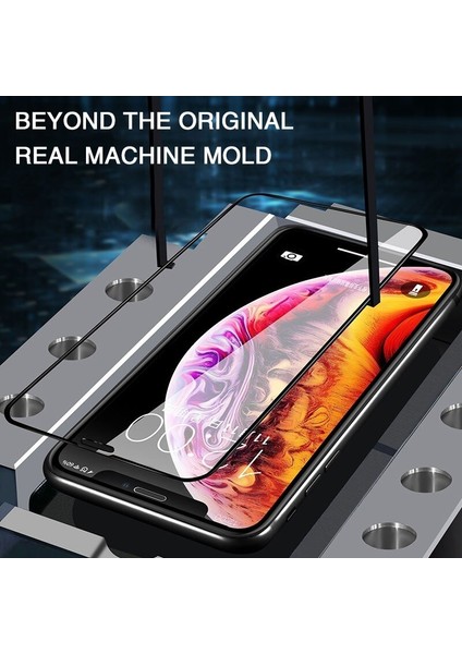 Apple iPhone 11 Pro Max Ekran Koruyucu 6D Kırılmaz Cam - Ultra Darbe Emici Etkin Koruma - Ekranı Tam Kaplar