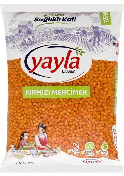 Kırmızı Mercimek 16 x 1 kg