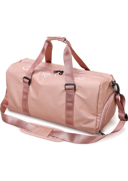 Büyük Kapasiteli Spor Antrenman Çantası - Pembe (Yurt Dışından)