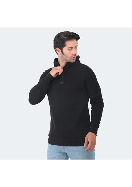 BAHA Erkek Sweatshirt Siyah