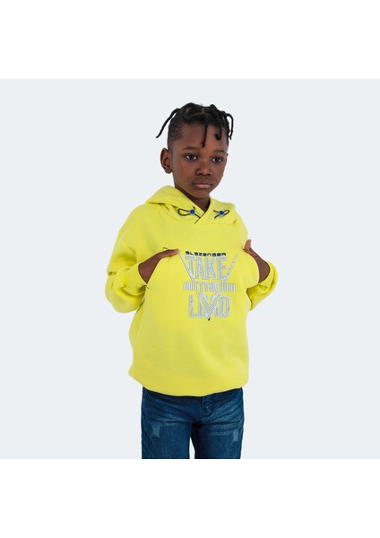 DO IN Unisex Çocuk Sweatshirt Sarı