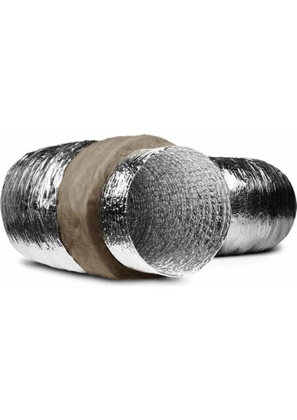 Ø127mm Isoafs-Alu.70 Isı Izoleli Flexible Hava Kanalı 10 Mt
