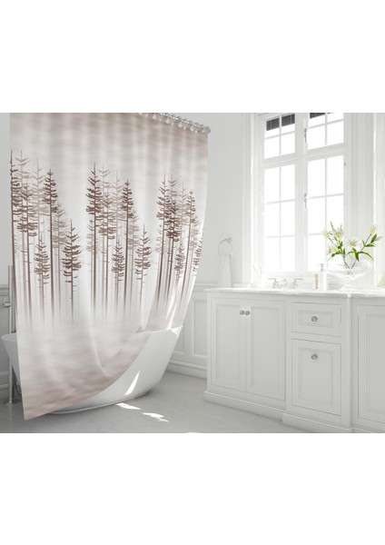 Tropik Banyo Duş Perdesi 3390 Tek Kanat 1X240X200