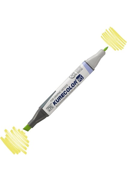 Kurecolor KC3000 Twin S Marker Kalem 120 Barium Yellow