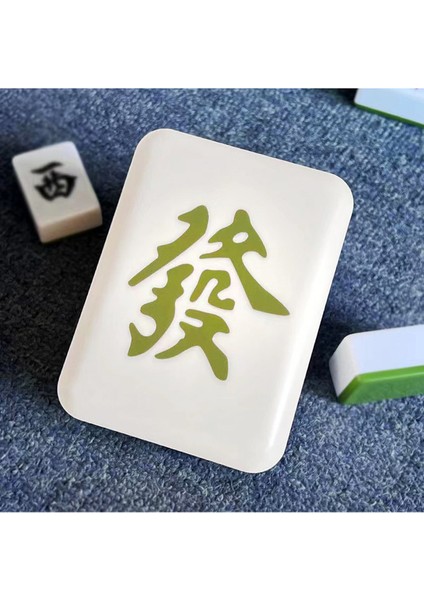 USB Şarj Edilebilir Çin Mahjong Gece Lambası - Beyaz (Yurt Dışından)