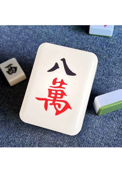 USB Şarj Edilebilir Çin Mahjong Gece Lambası - Beyaz (Yurt Dışından)