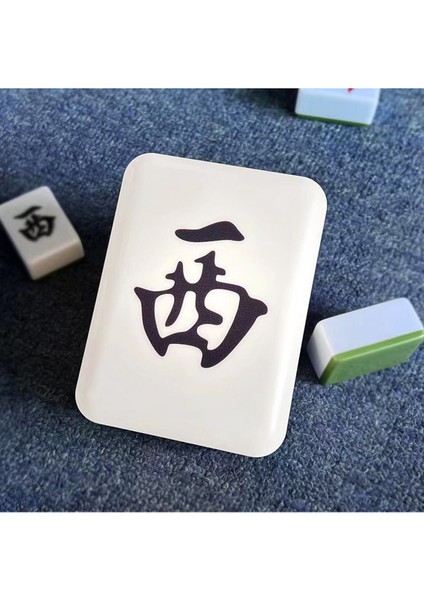 USB Şarj Edilebilir Çin Mahjong Gece Lambası - Beyaz (Yurt Dışından)