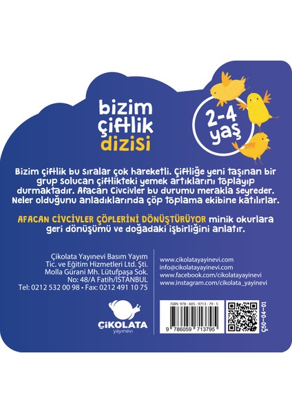 Bizim Çiftlik Dizisi - Afacan Civcivler Çöplerini Dönüştürüyor! (2 - 4 Yaş) - Meltem Erinçmen Kânoğlu