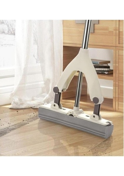 Yeni Nesil Sünger Mop Kelebek Mop Pva (Tek Bezli) Yedeksiz Siyah
