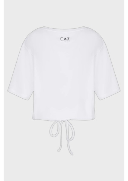 Relaxed Fit Bağlama Detaylı Bisiklet Yaka T Shirt Bayan T Shirt 6LTT29 Tjdfz 1100 fırsatları