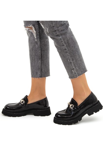 Kadın Derı Loafer Ayakkabı 33 1000-1 Bn Ayk SK22/23 modelleri