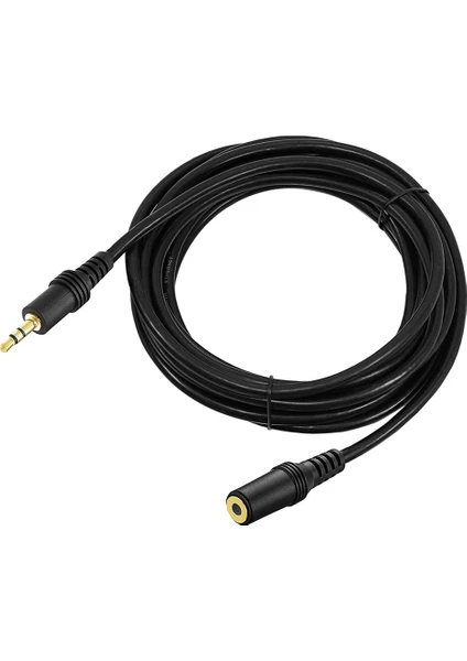 BK Teknoloji 3.5mm Stereo Aux-Kulaklık Ses Uzatma Kablosu Dişi/erkek 5metre