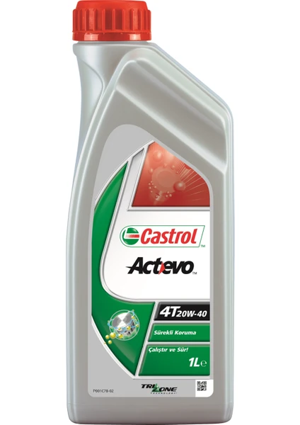 Actevo 4t 20W-40 Mineral Motor Yağı 1 Litre (Üretim Yılı :2022)