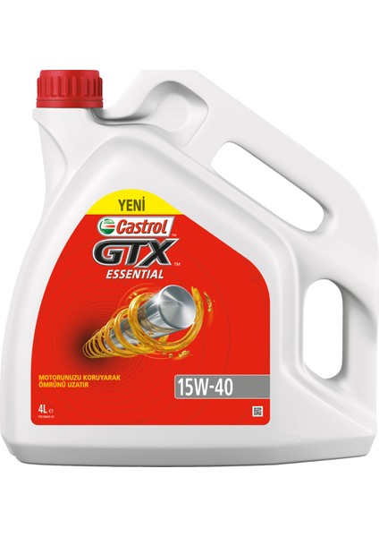 GTX Essential 15W-40 4 Litre Motor Yağı ( Üretim Yılı: 2023 )