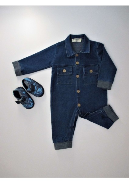 Çift Çepli Bebek Kot Tulum fiyatları